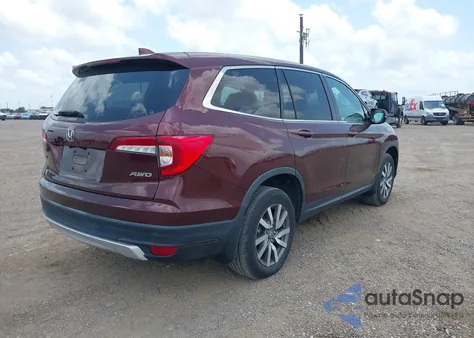 2019 Honda Pilot Ex-L z USA, uszkodzony, nr VIN 5FNYF6H55KB083207